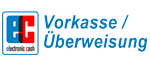 Vorkasse / Überweisung